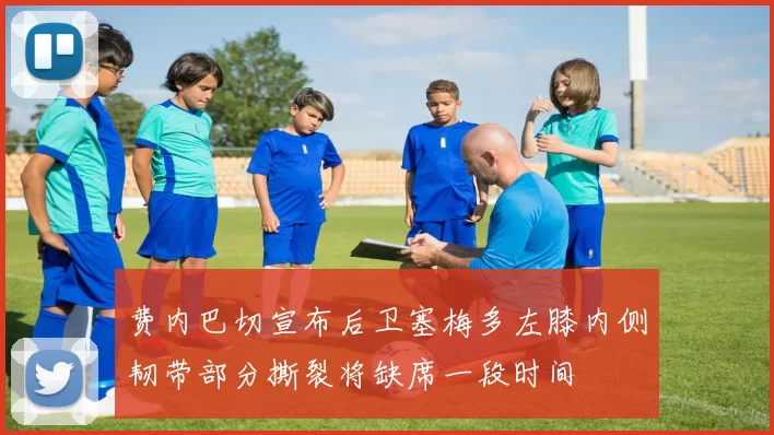 费内巴切宣布后卫塞梅多左膝内侧韧带部分撕裂将缺席一段时间