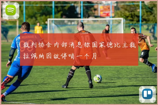 裁判协会内部消息称国家德比主裁拉佩纳因故停哨一个月